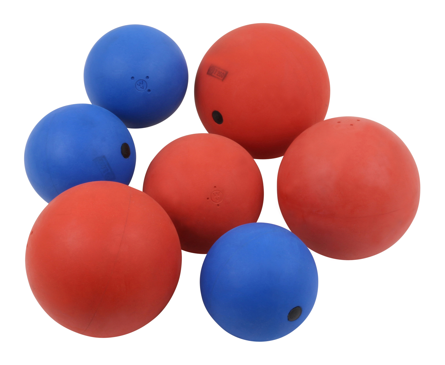 Indoor Shot Rubber WV Shot Put Throwing Training 0.4 kg to 7.26