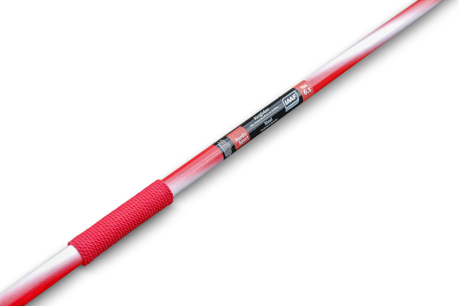 Nordic Airglider Steel Competition Throwing Javelin 800 g Flex 6.1