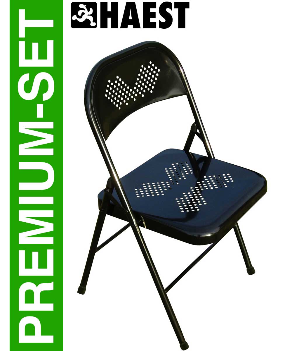 6 Stück Klappstühle Premium Metall Klappstuhl - Robuster Klappstuhl